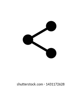 share vector icon isolated,vector illustration