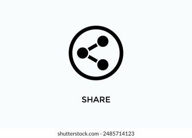 Share Vector Icon Or Logo Illustration