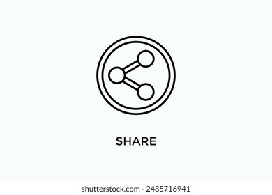 Share Vector Icon Or Logo Illustration