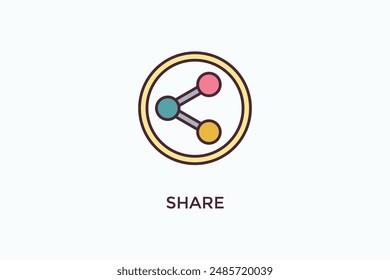 Share Vector Icon Or Logo Illustration