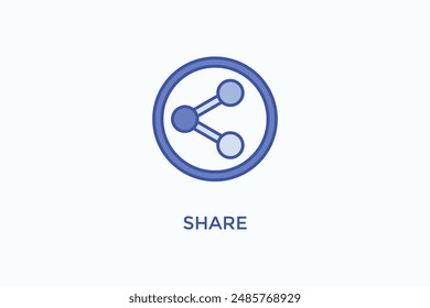 Share Vector Icon Or Logo Illustration