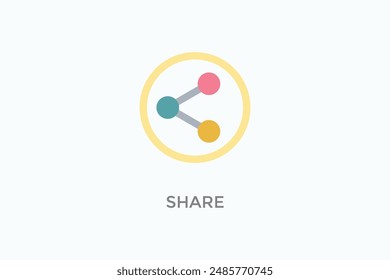 Share Vector Icon Or Logo Illustration