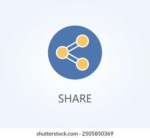 Share Vector, Icon Or Logo Sign Symbol Illustration