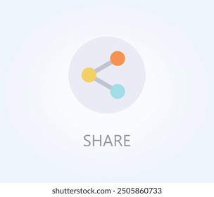 Share Vector, Icon Or Logo Sign Symbol Illustration