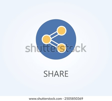 Share Vector, Icon Or Logo Sign Symbol Illustration