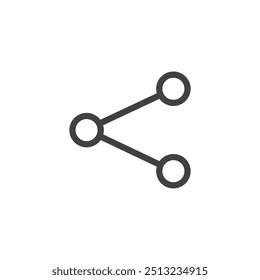 Share vector icon, Share logo with white background