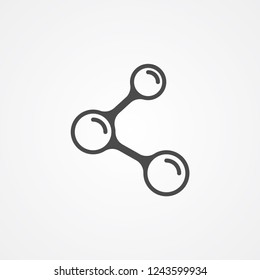 Share vector icon sign symbol