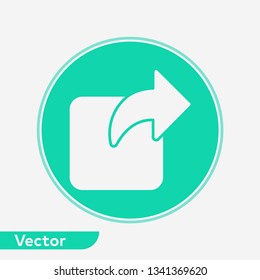 Share vector icon sign symbol
