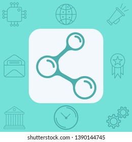 Share vector icon sign symbol