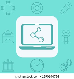 Share vector icon sign symbol