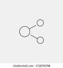 Share vector icon sign symbol