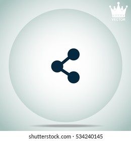 Share  vector illustration.