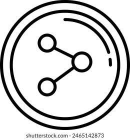 Share Vector Line Icon Design