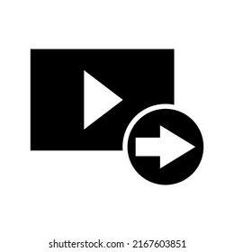 share video icon or logo isolated sign symbol vector illustration - high quality black style vector icons
