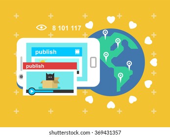 Share video publish