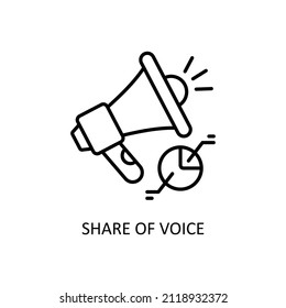 Share Of Voice Vector Outline Icons For Your Digital Or Print Projects.