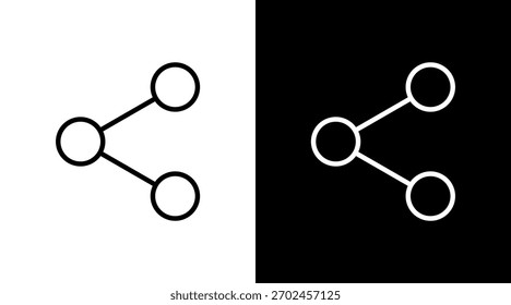 Diseño de conjunto de iconos blancos de Compartir