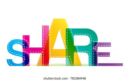 Share word concept