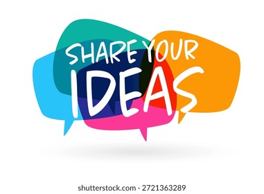 Compartir sus ideas sobre la burbuja del discurso