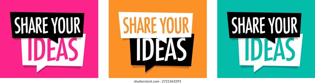 Compartir sus ideas sobre la burbuja del discurso