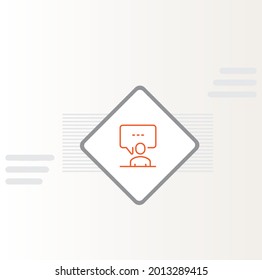 Share your Voice Icon Vector Design