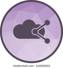 Shared Cloud Icon