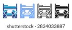 Shared Dorm icon set multiple style collection