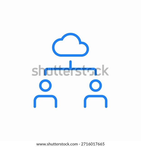 shared dream icon sign vector