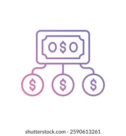 Shared Economy and Circular Practices vector stock icon