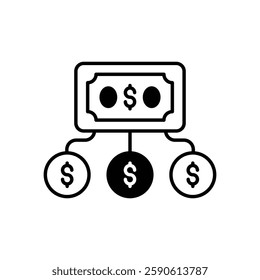 Shared Economy and Circular Practices vector stock icon
