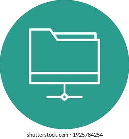 Shared folder, document, public icon vector image. Can also be used for Web Marketing. Suitable for use on web apps, mobile apps and print media.