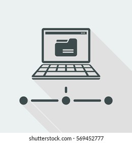 Shared folder - Flat minimal icon
