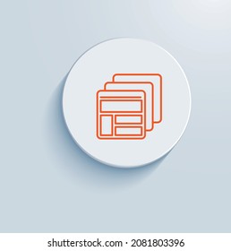 Shared Libraries icon vector design