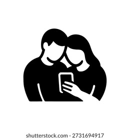 Icono De Conexión Digital Moderna Compartida Aislado Sobre Fondo Blanco