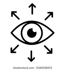 Shared Vision Icon Element For Design