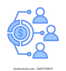 Shareholder Icon Element for Design
