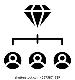 Shareholder Value Icon Element For Design