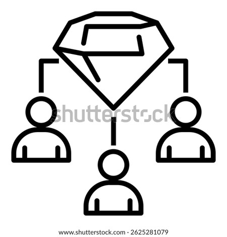 Shareholder Value Icon Element For Design