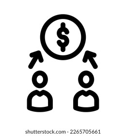 shareholders icon or logo isolated sign symbol vector illustration - high quality black style vector icons
