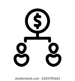 Aktionärssymbol oder Logo einzeln auf Zeichen, Vektorgrafik - hochwertige Vektorsymbole in schwarzem Stil
