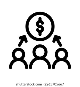shareholders icon or logo isolated sign symbol vector illustration - high quality black style vector icons
