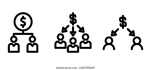 icono de accionistas o logotipo símbolo de signo aislado ilustración vectorial de alta calidad estilo negro iconos vectoriales
