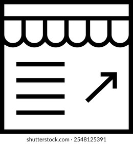ícone compartilhamentos. Design de estilo linear fino isolado em fundo branco