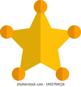 Shariff star badge with circle around it