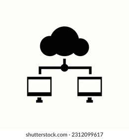 sharing, computer glyph style icon, isolated icon in light background, perfect for website, blog, logo, graphic design, social media, UI, mobile app