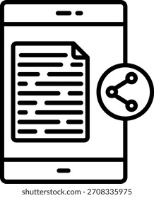 Icono De Compartir Contenido Para Tu Proyecto