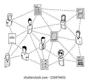 Sharing documents / Data Network