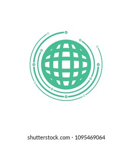Sharing Global Icon Logo Design Element