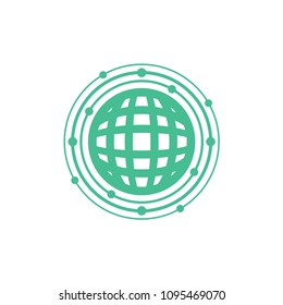 Sharing Global Icon Logo Design Element