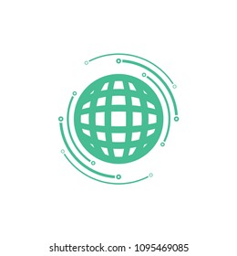 Sharing Global Icon Logo Design Element